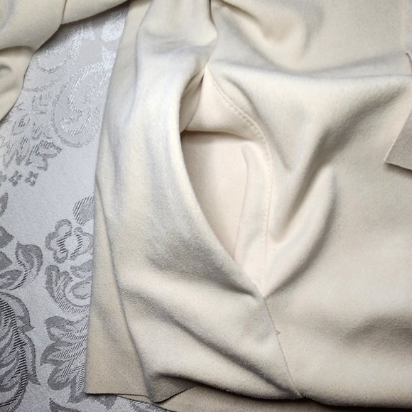 Ruby Ribbon Cream Suedette Crop Jacket #1555 - Picture 7 of 11